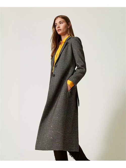 cappotto donna grigio TWINSET | TT2032/11085